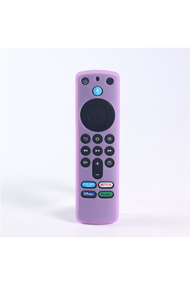 Glow Purple Silicone Protective Cover for Fire Stick 4K MAX 3rd Gen Remote Glow-in-the-Dark Anti-Dro