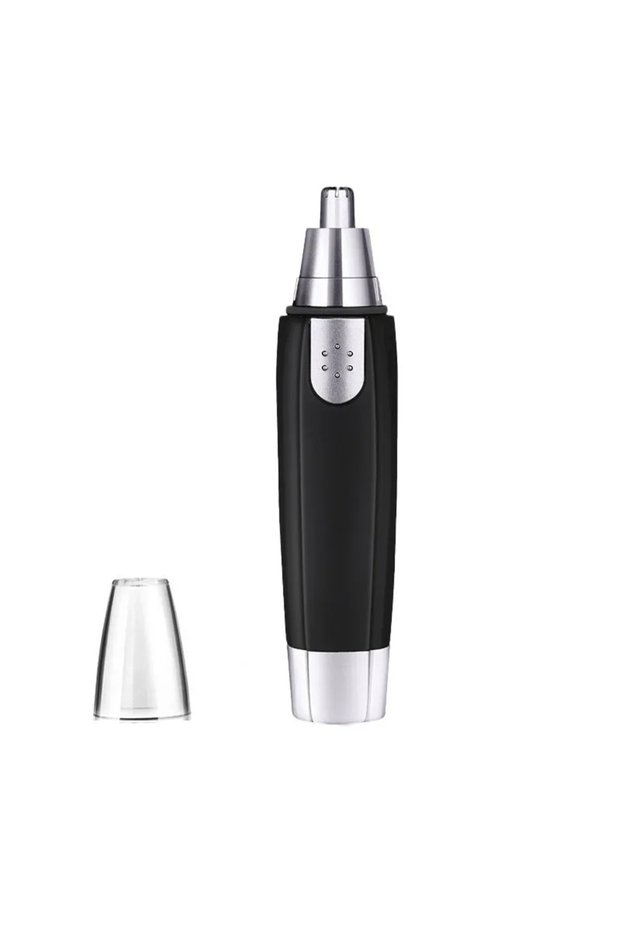 white 3-in-1 Rechargeable Facial Hair Trimmer - Painless Electric Nose, Ear & Eyebrow Shaver for Men