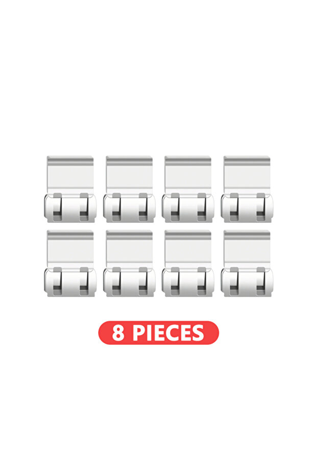 8 Pieces iLMH Invisible Leg Shortening Clip, Non-Slip Pants Edge Clip, Quick Fix Hem Clip, Hidden Pa