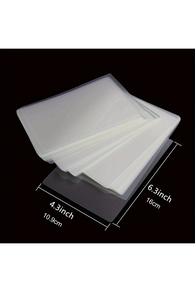 4R 100sheets 100PCS 70 Mic 2R 3R 4R 5R Thermal Laminating Film PET For Photo/Files/Card/Picture Lami