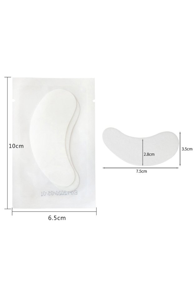 AA002-02 50 Pairs Eyelash Extension Hydrogel Pad Gel Patch Grafting False Lashes Eyepads Under Eye