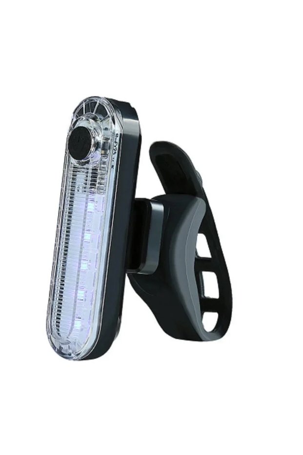 White Bicycle Taillight LED USB Rechargeable Bike Rear Lights Flashlight for Bicycle