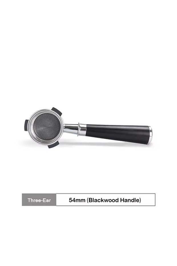 54mm Black wood 54mm Coffee Bottomless Portafilter For Breville 870 878 880 Replacement Filter Baske