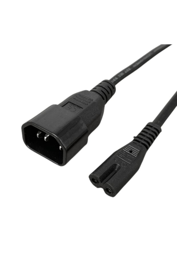 2M fengyidz IEC 320 C14 3PIN Male Plug to Figure 8 C7 2PIN Female Power Adapter Cable IEC C13 to C8