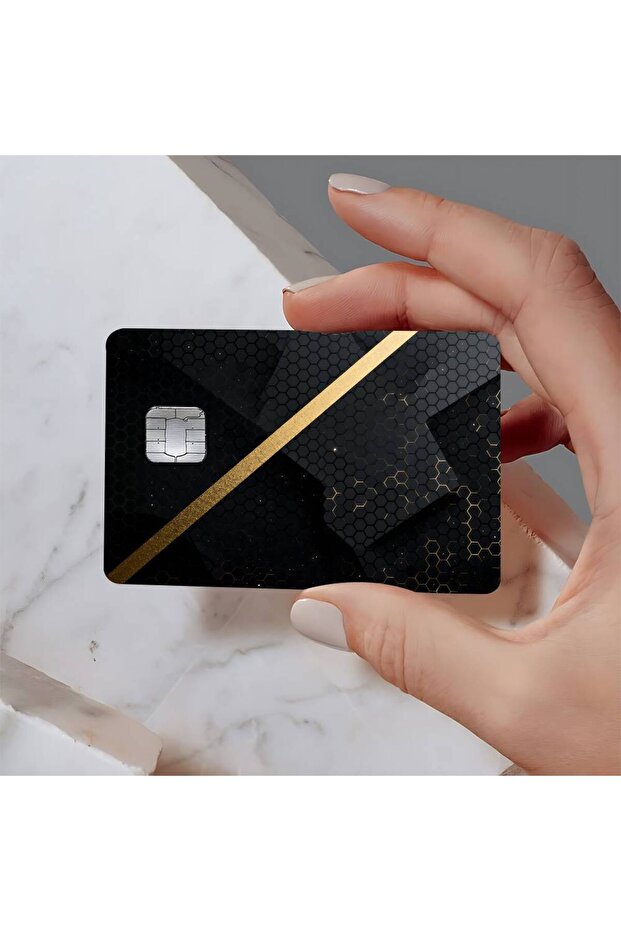 4 pieces z1 Black Card Stickers Sticker Cover Case For Small Chip Credit Debit Card Waterproof No Fa