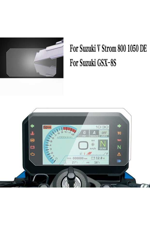 1pcs For Suzuki V Strom 800de VStrom 1050 DE Dashboard Scratch Cluster Protection Film Screen Protec