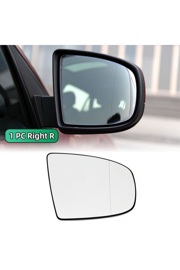 1pc Right Rear View Mirror Side Mirror Glass Heated + Adjustment for BMW X5 E70 2007-2013 X6 E71 E72