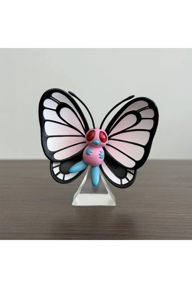 Bandai B 6.5cm Anime Pokemon Figure Butterfree Action Figures Pvc Collection Model Toys for Gifts