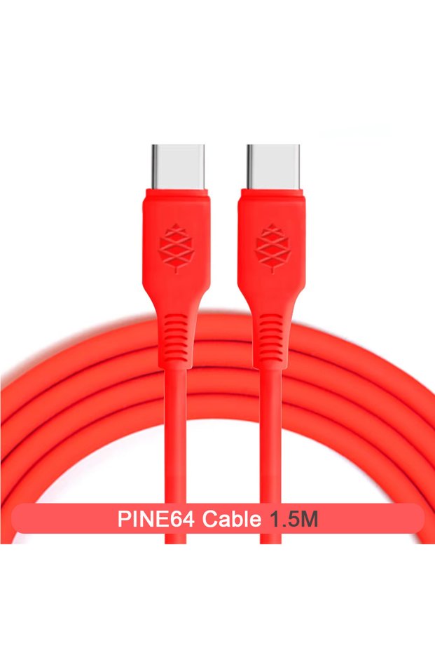 PINE64 Cable 1.5M Pine64 USB Type-C to TypeC Genuine Silicone Charging Cable for Pinecil Soldering I