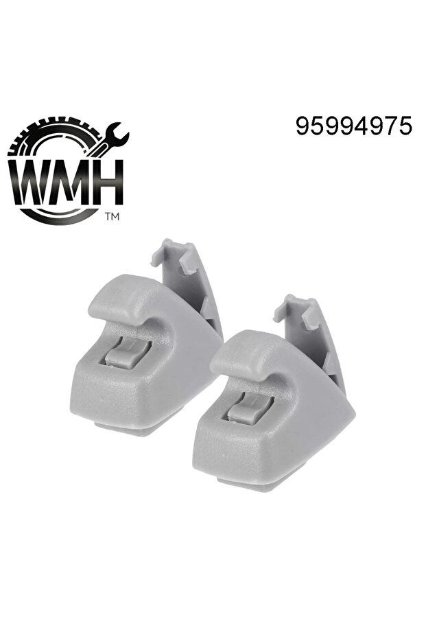 Silver 2pcs 95994975 Sun Visor Support Clip Retainer For Chevrolet Cruze Sonic Spark Buick Verano