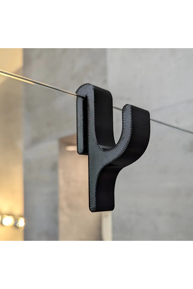 black Shower Door Towel Hook for 8mm Glass Doors Bathroom Hanger for Clothes Towel Bathrobes Laundry