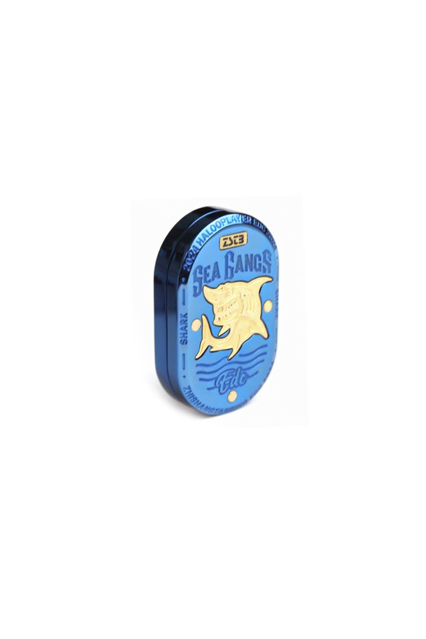 Blue ZSTB Shark Slider Metal Fidget Toy for ADHD Anxiety Relief Adult EDC Stress Focus Tool Office D