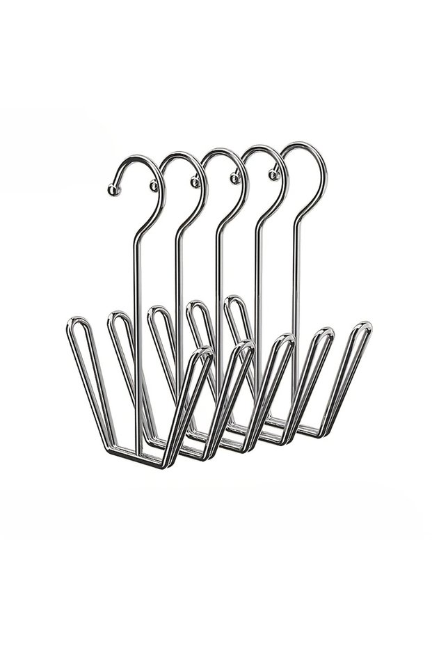5Pcs Stainless Steel Shoe Rack, Multi-Functional Shoe Rack with Double Hook Design, Shoe Drying Rack