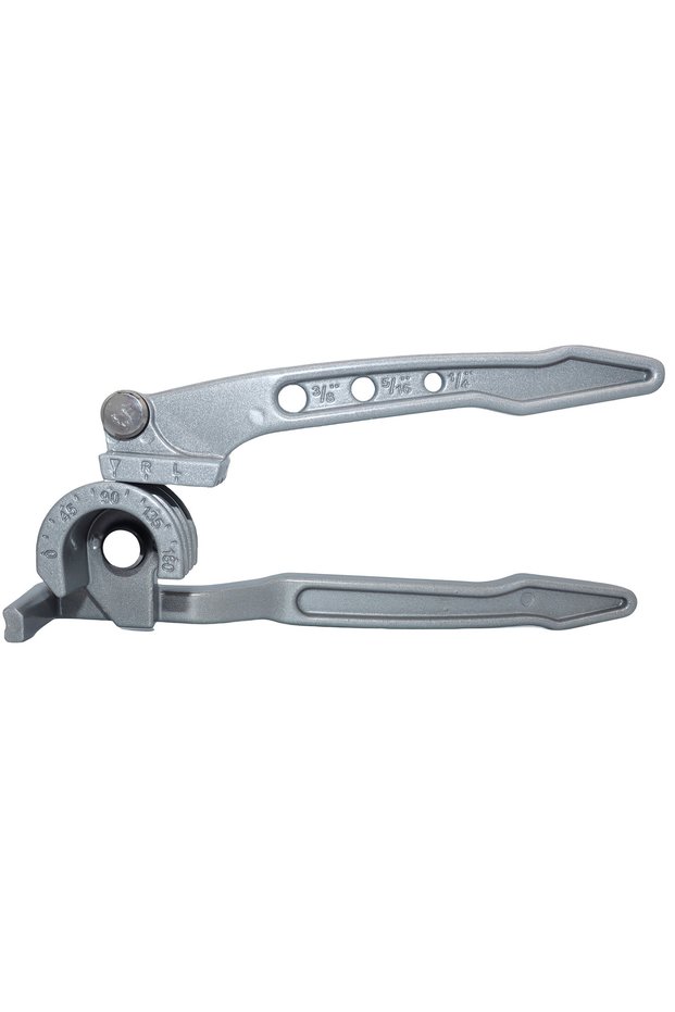 Silvery1pcs 3-in-1 Copper Tube Bender Set for 1/4" 5/16" 3/8" Pipes, Manual 180° Tubing Bender Tool