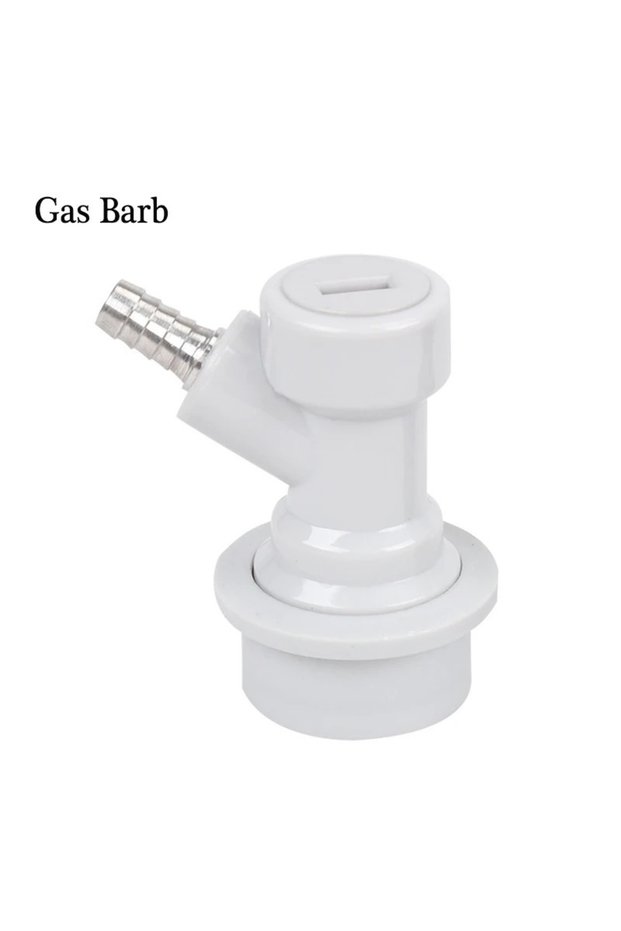 Gas Barb Beer Keg Connector Dispenser Ball Lock Disconnect Liquid / Gas Connectors 1/4'' For Ball Lo