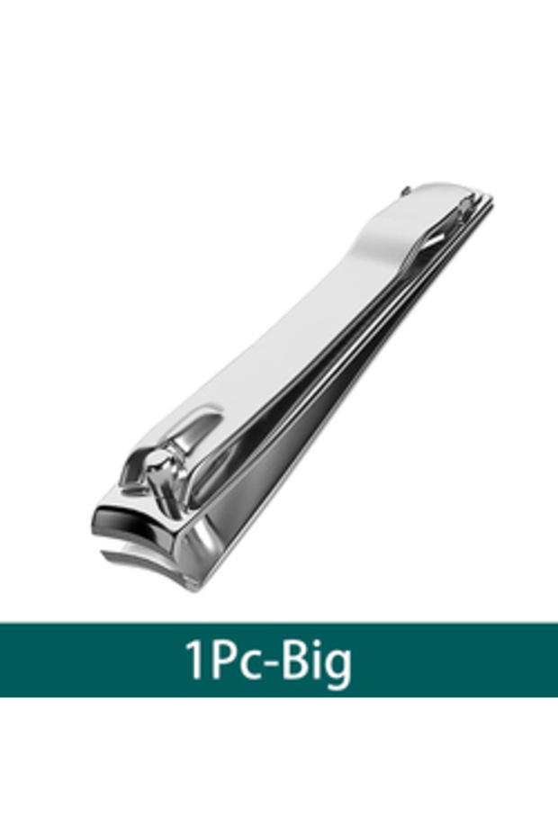 1pc Sliver L 1pc/2pcs Nail Clipper Premium Sharp Sturdy Stainless Steel Fingernail And Toenail Clipp
