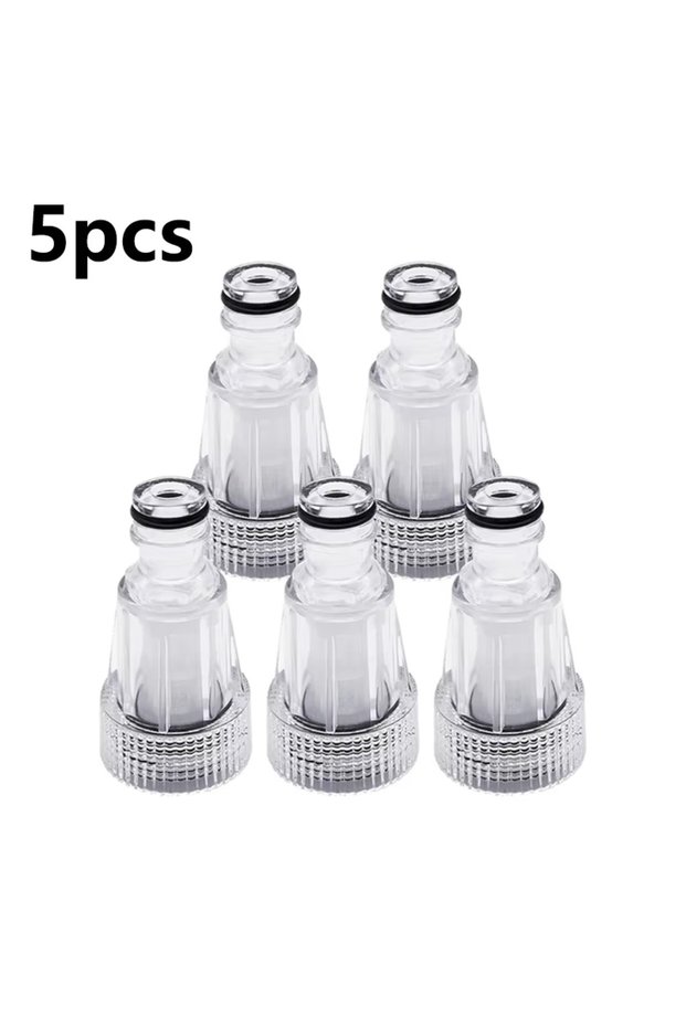 5PC High Pressure Washer Water Filter Inlet Connector Replacement Tool, Water Pump Inlet Hose, Garde