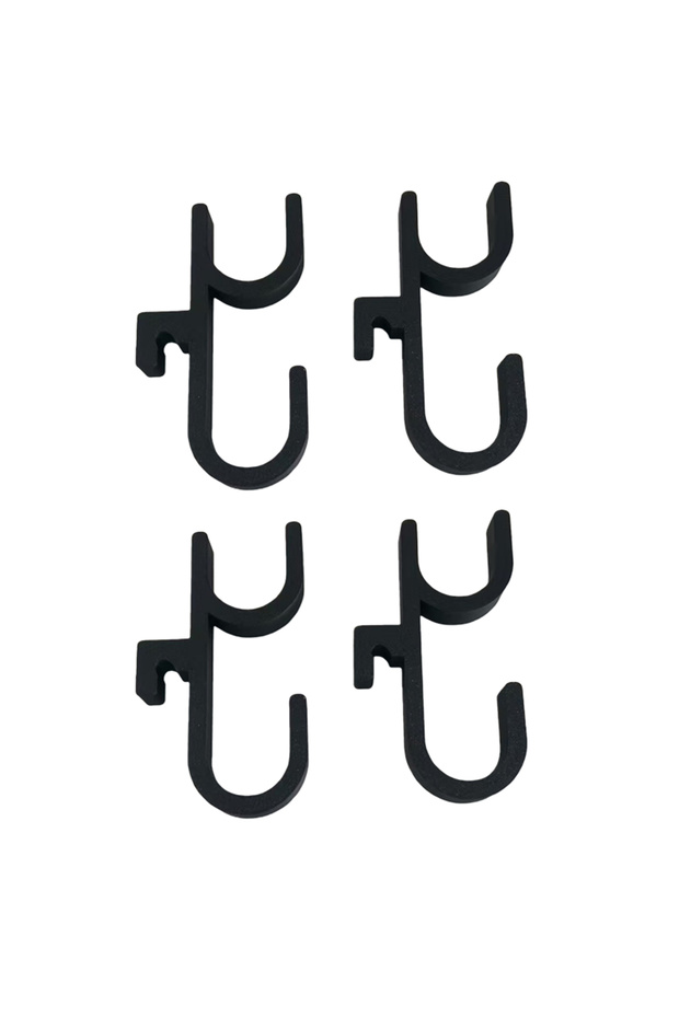 4PCs-B2 black 2/4PCs Car Umbrella Holder Car Trunk Hook Umbrella Mount Towel Hooks Universal Interna