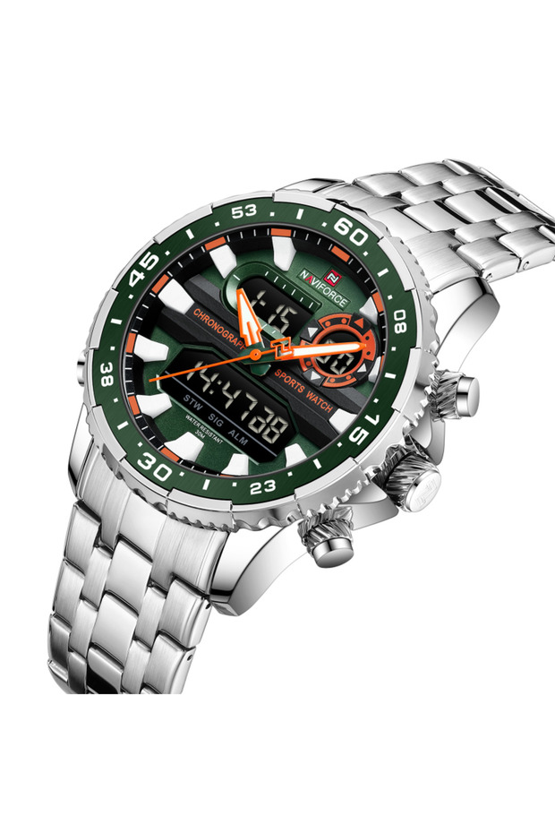 NAVIFORCE SGNS- NAVIFORCE Fashion Brand Black Gold Men Watch Fashion Luxury Quartz Wrist Watches Spo