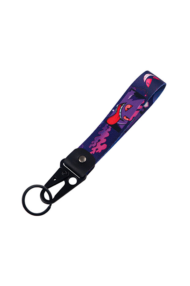 WHITE Cute Anime Ghost Eagle Beak Keychain Cool Lanyard Key Holder Cars Motorcycles Keychains Backpa