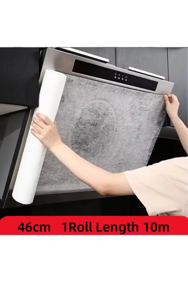 46cm-Width 10M-Length 5/10M Disposable Hood Oil Filter Paper Non-woven Cooker Hood Extractor Fan Fil