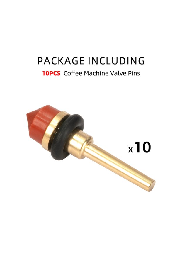 10PCS Coffee Machine Valve Pin Copper Compatible With Jura Exhaust Valve Mold Seal And O-ring