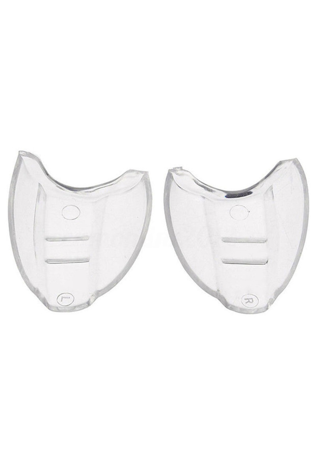 2pcs Transparent-L 2/4pcs Fashion Eye Flexible Clear Shields Anti Fog Protective Cover Eye Glasses S