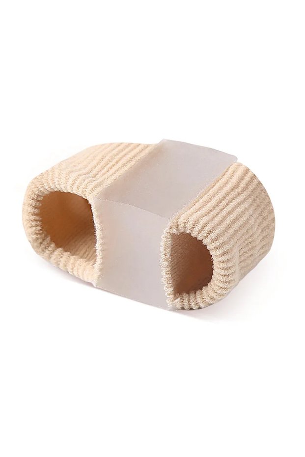 L size Gel Bunion Toe Separator W/Fabric Lining for Big Toe,Silicone Toe Spacers Breathable Toe Corr