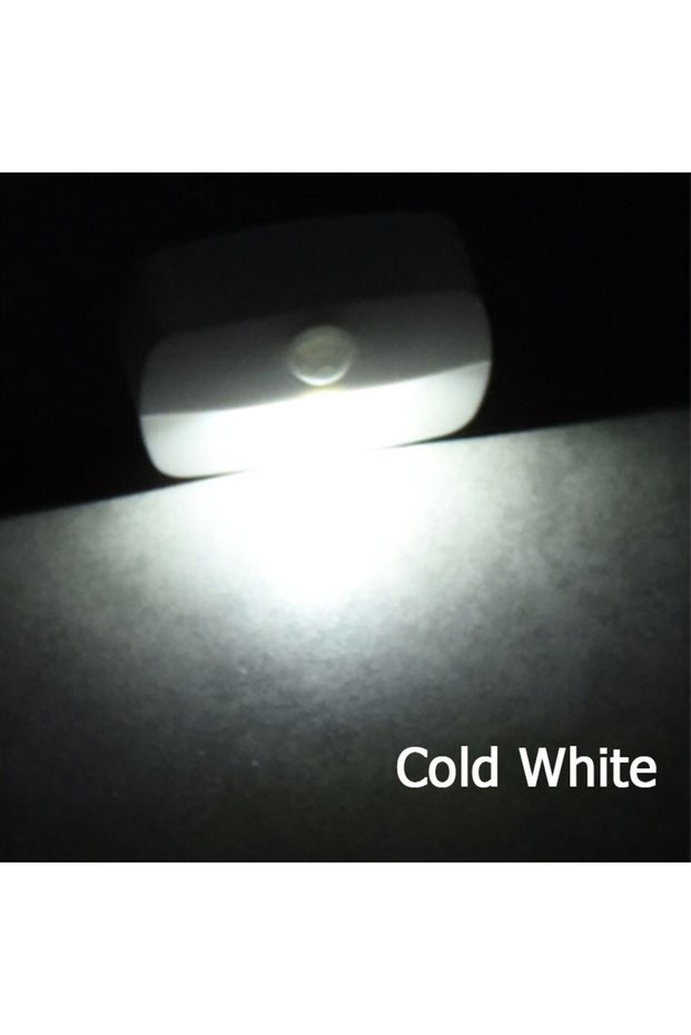 EU Cold White LED Night Light EU Plug In Smart Motion Sensor Light 220V Wall Lamp for Home Aisle WC