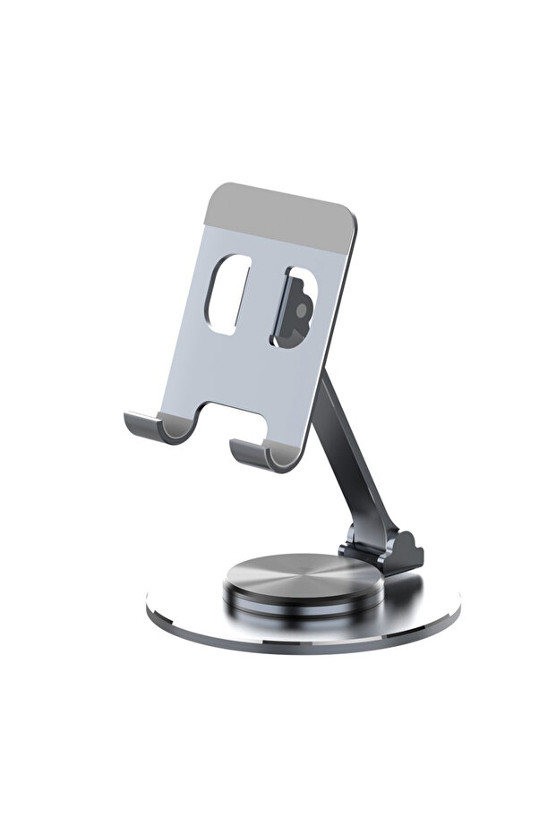 YY silver Aluminium Alloy Phone Holder Stand Mobile Smartphone Support Tablet Desk Portable Metal Ce