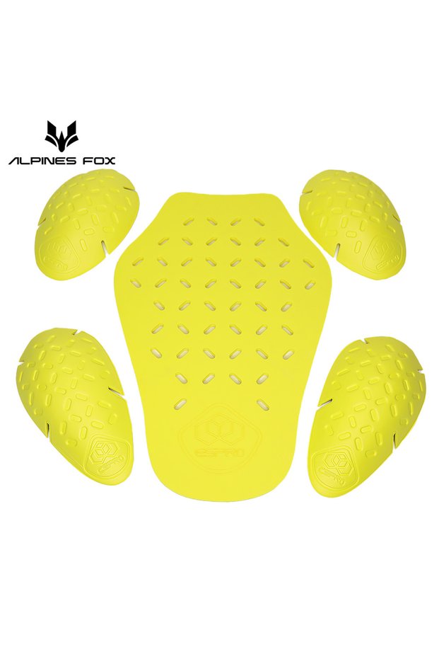 5PCS Universal Motorcycle Armour Jacket Insert Back Protector Shoulder Elbow Pads Anti-Shock Motorbi