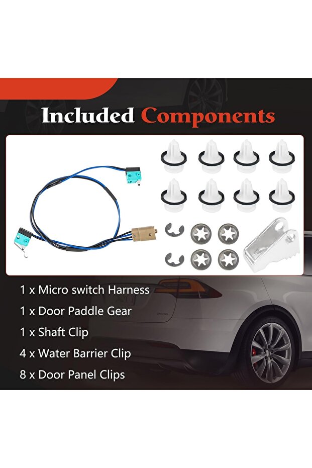 1042845-00-A 1042845-00-B 1016009-00-C for Door Handle Repair Kit Compatible with Tesla Model S 2012