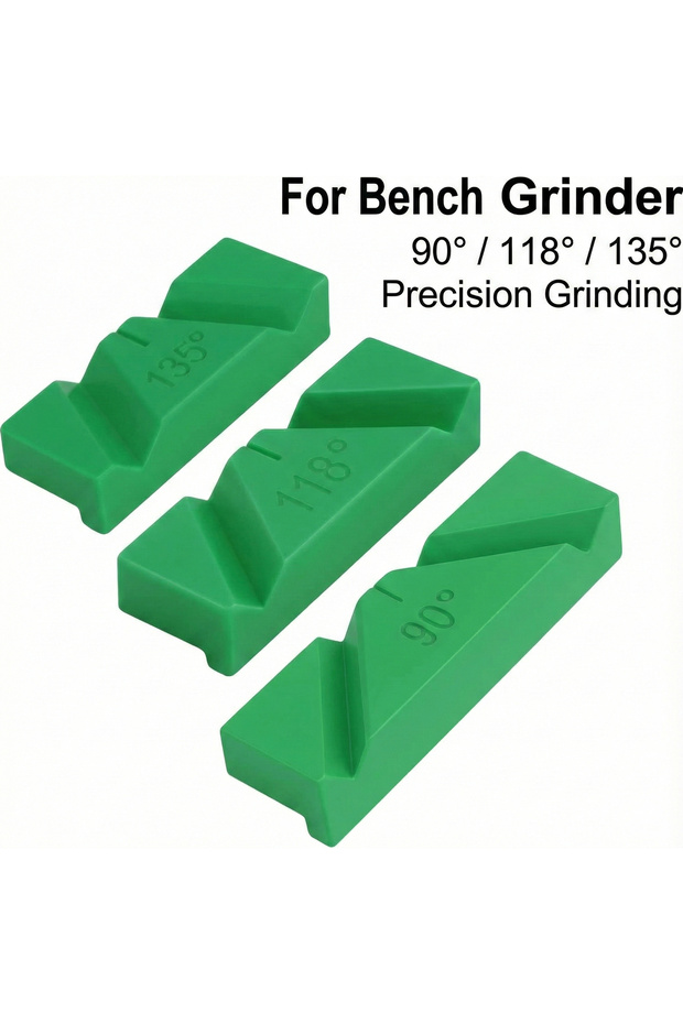 3-piece set Drill Bit Sharpener Jig For Bench Grinder Precision Grinding Fixture 90 118 135 Degree A