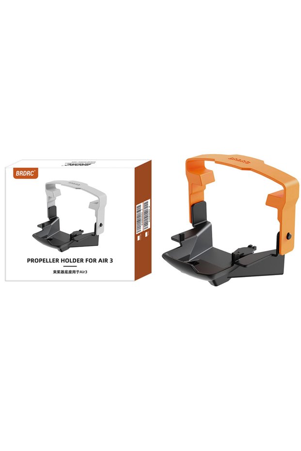Orange and Black Propeller Holder Fixed for DJI Air 3/Air 3S Drone Stabilizers Protector Props Fixed