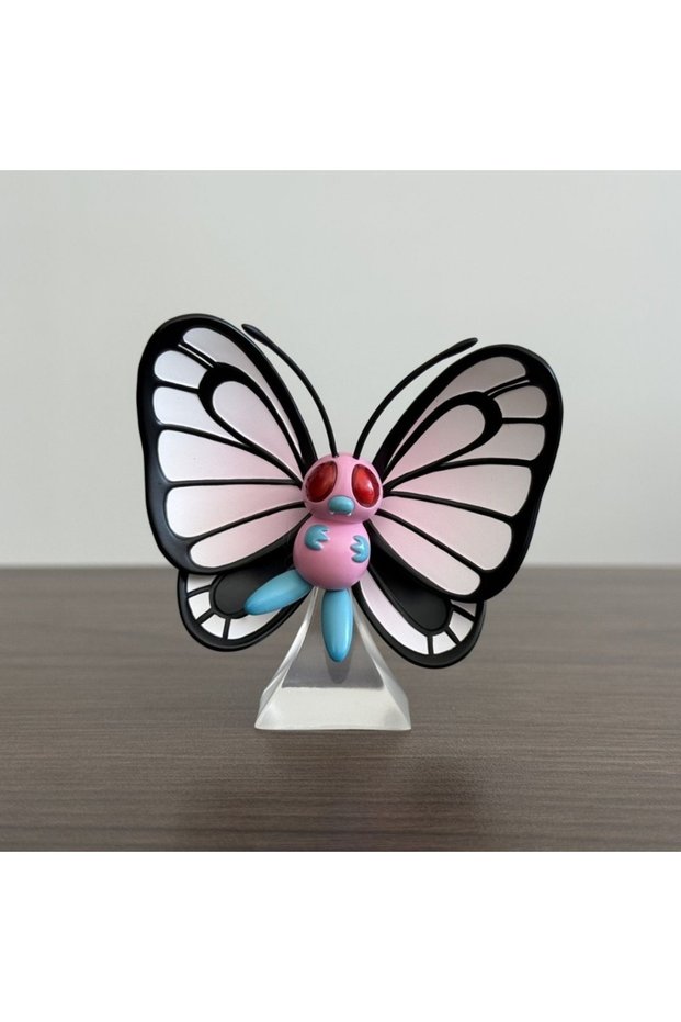 Bandai B 6.5cm/2.56in Anime Pokemon Figure Butterfree Action Figures Pvc Collection Model Toys for G