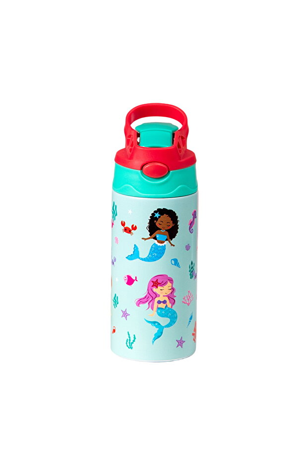 350ml Green-a 350ml Cartoon Insulated Cup Animal Pattern Stainless Steel Thermos Cup Christmas Vacuu
