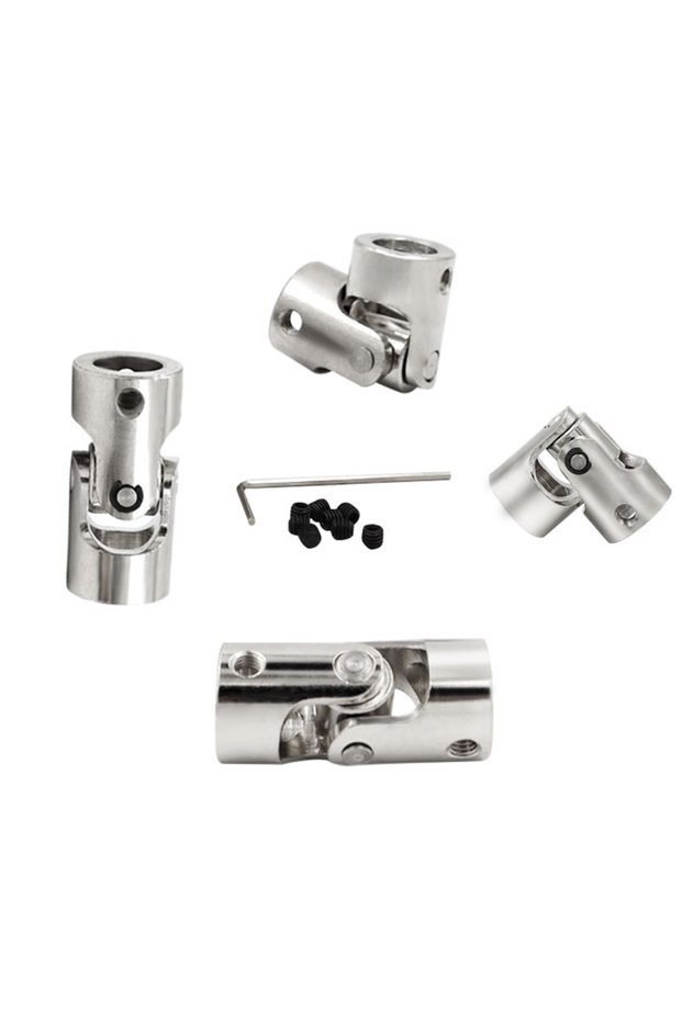 6mm-6mm Boat Car Shaft Coupler Motor Connector Metal Universal Joint Coupling Rc Boat Car Metal Card