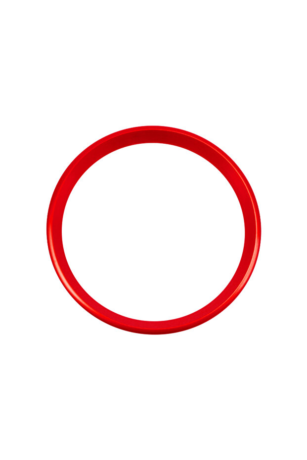49mm Red Car Steering Wheel Aluminum Alloy Ring Trim Sticker For Mercedes Benz A C E Class CLA GLA G
