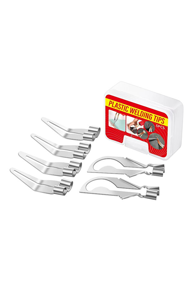 6 PCS Pack of 6 Plastic Smoothing Tip & Cutting Tip for Repairing Plastic Welding Tip Fittings for C