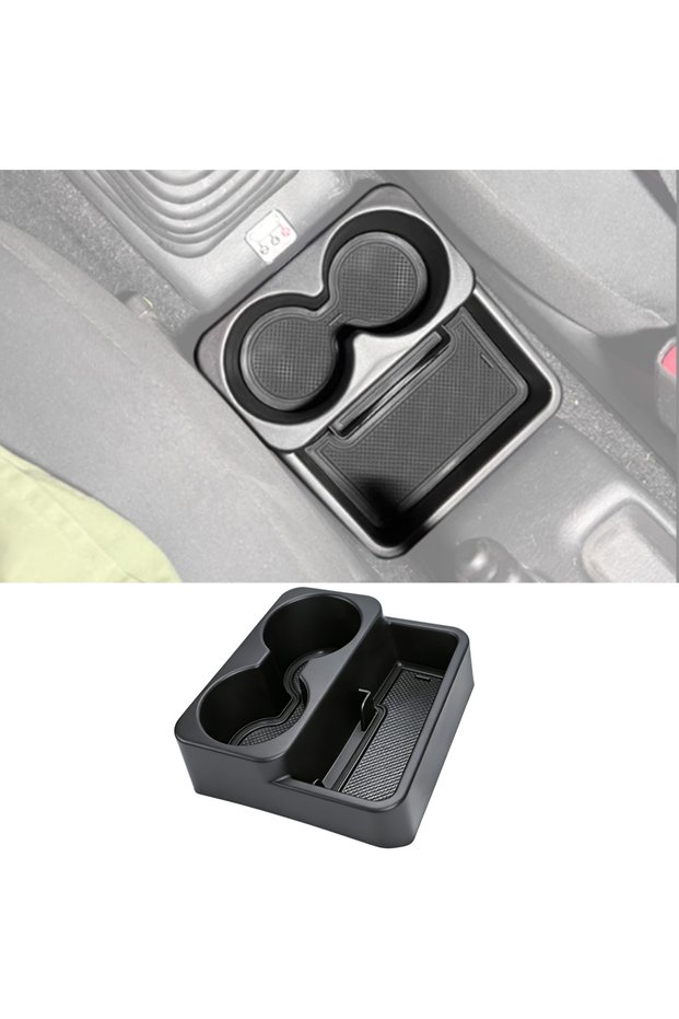 black Car Center Console Gear Shift Storage Box Cup Holder Organizer Tray MT Model for Suzuki Jimny
