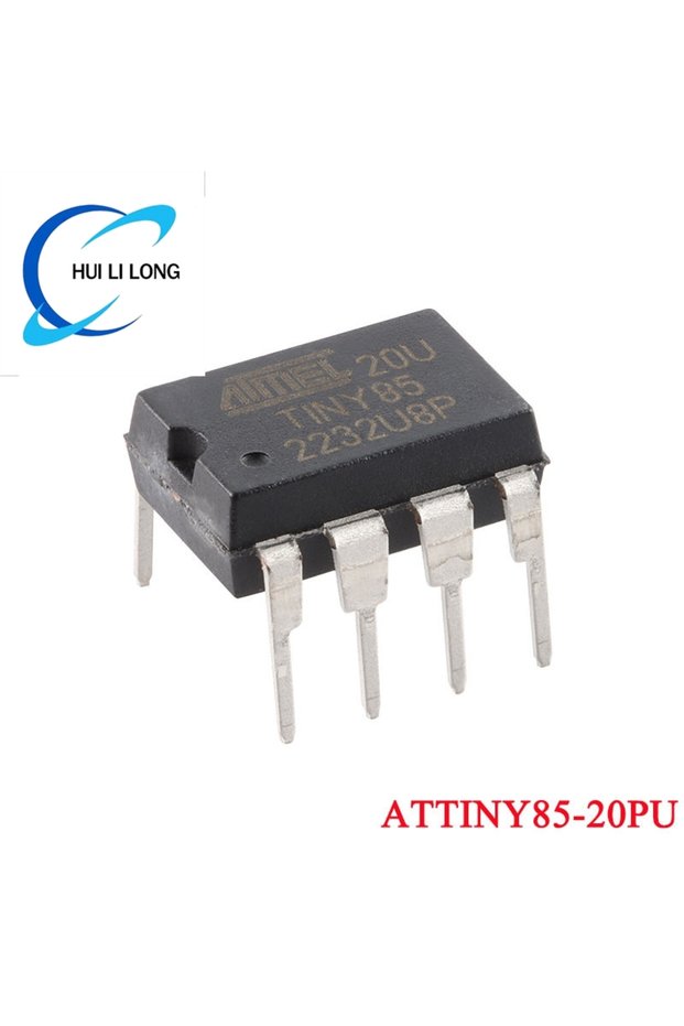 ATtiny85-20PU DIP-8 ATTINY85 DIP8 85-20PU ATTINY85-20 20U TINY85 DIP 8-bit AVR Microcontroller Chip