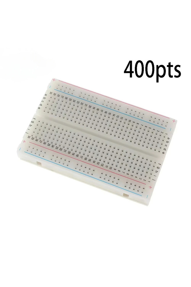 400 holes white MB-102 Prototype Breadboard 400 830 Points Solderless PCB Bread Board Jumper Wires C