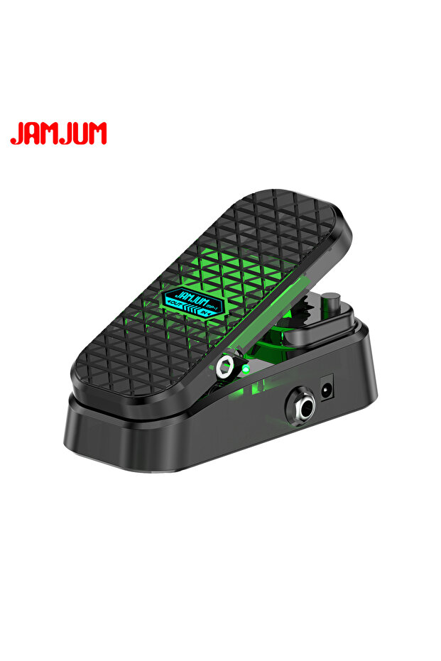 black Wah Volume Pedal with Silent Slide, Non-Slip Design, and No Power Required for Guitar Amp Effe