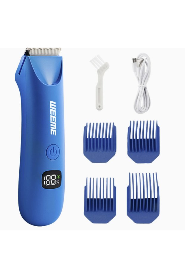 WM-701-blue Painless Hair Removal, USB Charging, Lithium Battery, LCD Display, Unisex Precision LED