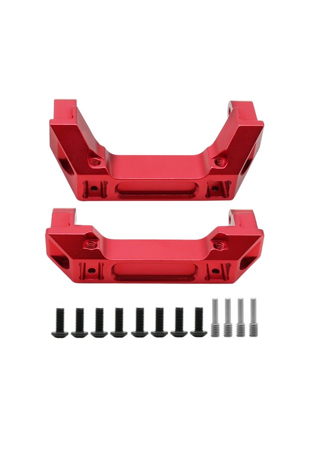 RD Front Rear CNC Aluminum AlloyTRX4 Front & Rear Bumper Mount Stand For 1/10 RC Crawler TRX-4 Upgra
