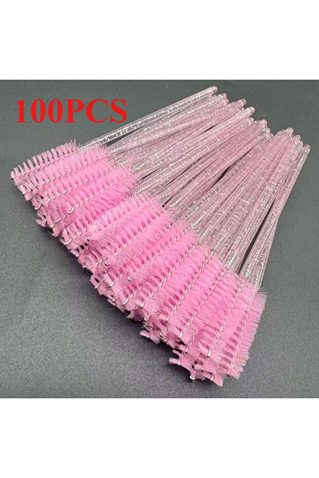 C502-Pink 100pcs Wholesale 100/500/1000pcs Spoolies for Eyebrow Beauty Tools Eye Lash Extension Co