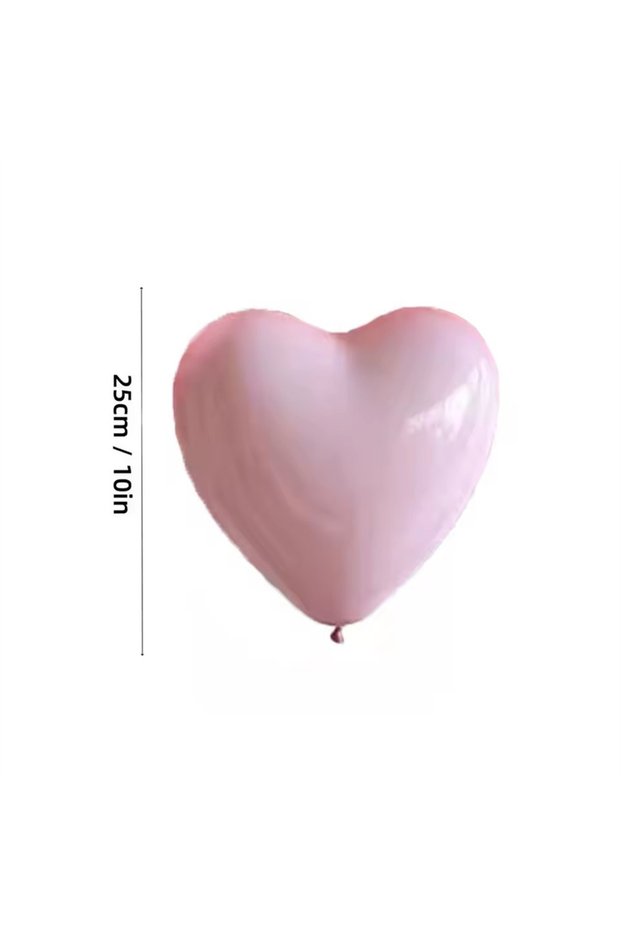 10inch 20PCS 20pcs 10Inch Pink Macarons Heart Shape Latex Balloon Birthday Party Decorations Wedding
