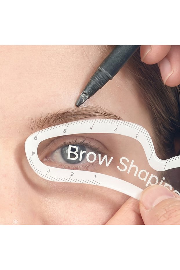 1PC Brow Mapping Ruler Eyebrow Shaping Ruler 1 Minute Fast Drawing Design Brow Easy Tool Microbladin