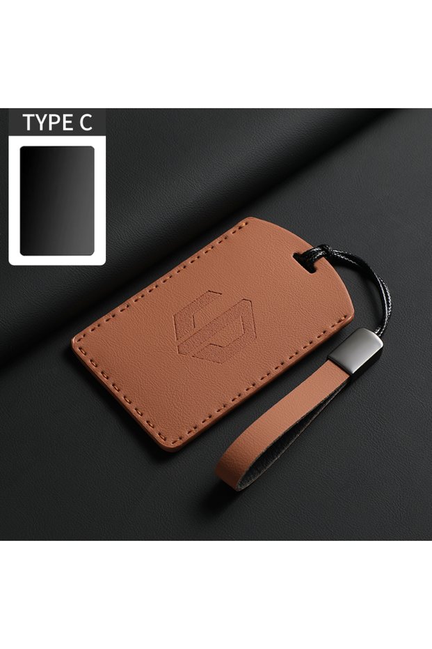 C4 Original Car Color Leather Key Case Cover Fob For LEAPMOTOR B01 C11 C16 C10 Car Keyless Remote Ke