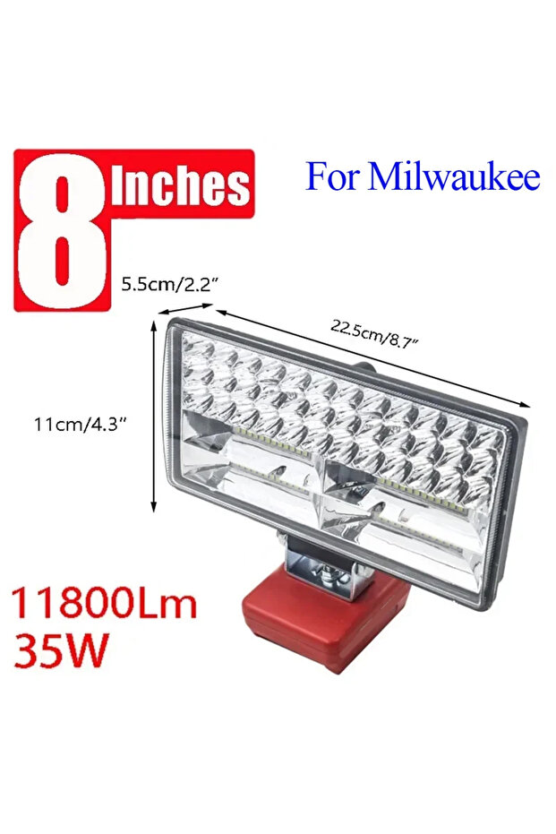 8In35W Power Tool Parts For M18 LED Work Lights Flashlights Electric Torch Spotlight USB Power Bank
